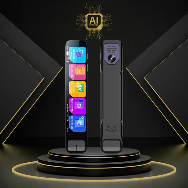 AI Smart Pen - Instant AI Answers for Math, History & More | Offline Translation (60+ Languages), Camera, Bluetooth, Music & File Storage