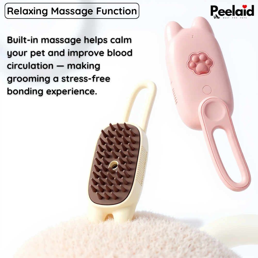 Peelaid™ Steam Pet Grooming Brush