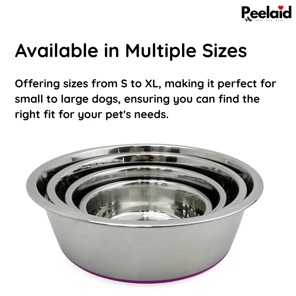 Peelaid™ Stainless Steel Anti-Slip Pet Bowl