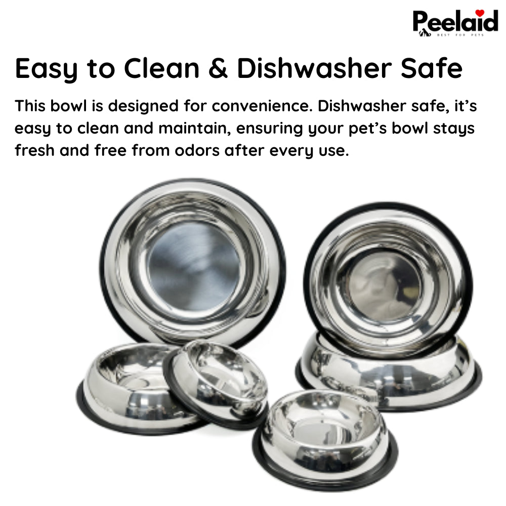 Peelaid™ Premium Stainless Steel Pet Bowl