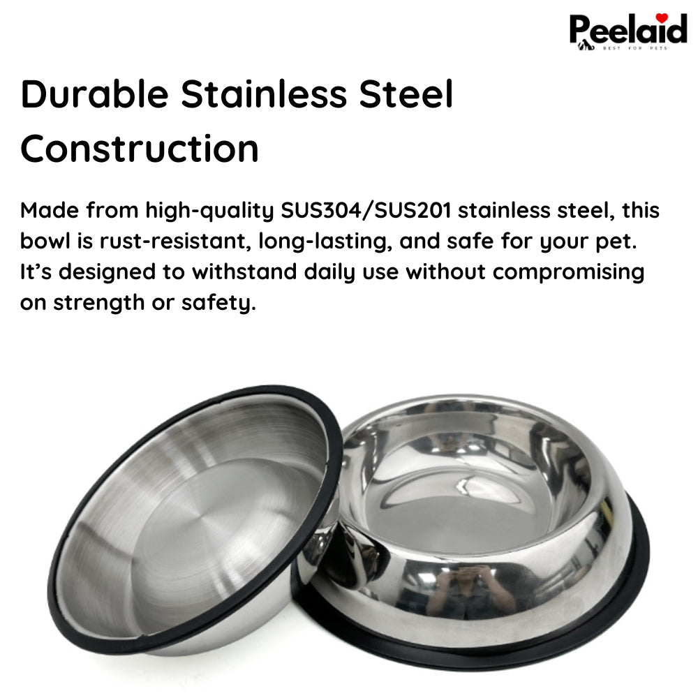 Peelaid™ Premium Stainless Steel Pet Bowl