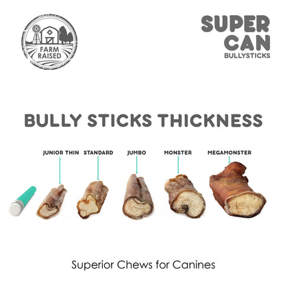 6" Standard Bully Sticks (25-Pack)