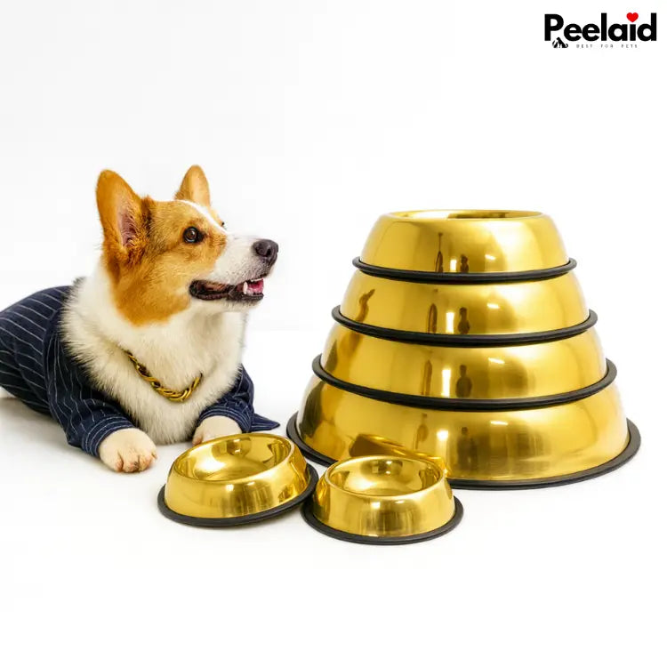 Peelaid™ Premium Gold Anti-Slip Pet Bowl